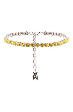 Мужского анклет AMINA MUADDI желтого цвета по цене 45950 руб., арт. TENNIS ANKLET/CRYSTALS SILVER BASE/GLASS | Фото 1 Мужского анклет AMINA MUADDI желтого цвета, арт. TENNIS ANKLET/CRYSTALS SILVER BASE/GLASS | Фото 1