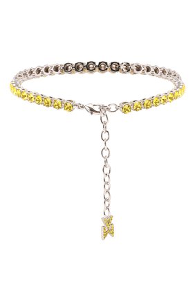 Мужского анклет AMINA MUADDI желтого цвета по цене 45950 руб., арт. TENNIS ANKLET/CRYSTALS SILVER BASE/GLASS | Фото 3 Мужского анклет AMINA MUADDI желтого цвета, арт. TENNIS ANKLET/CRYSTALS SILVER BASE/GLASS | Фото 3