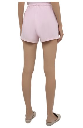 Женская пижама DEREK ROSE светло-розового цвета, арт. 2038-LARA001 | Фото 5 (Длина Ж (юбки, платья, шорты): Мини; Материал внешний: Синтетический материал; Длина (для топов): Стандартные)