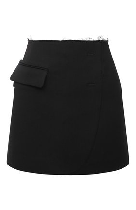 Женская юбка из вискозы и шерсти VETEMENTS черного цвета по цене 96550 руб., арт. WA52SK100B 1202/BLACK | Фото 1