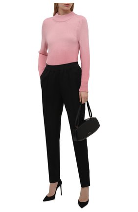 Женский свитер TOM FORD розового цвета по цене 134500 руб., арт. MAK1095-YAX337 | Фото 2 Женский свитер TOM FORD розового цвета, арт. MAK1095-YAX337 | Фото 2 (Материал внешний: Кашемир, Шерсть; Рукава: Длинные; Длина (для топов): Стандартные; Женское Кросс-КТ: Свитер-одежда; Стили: Романтичный)