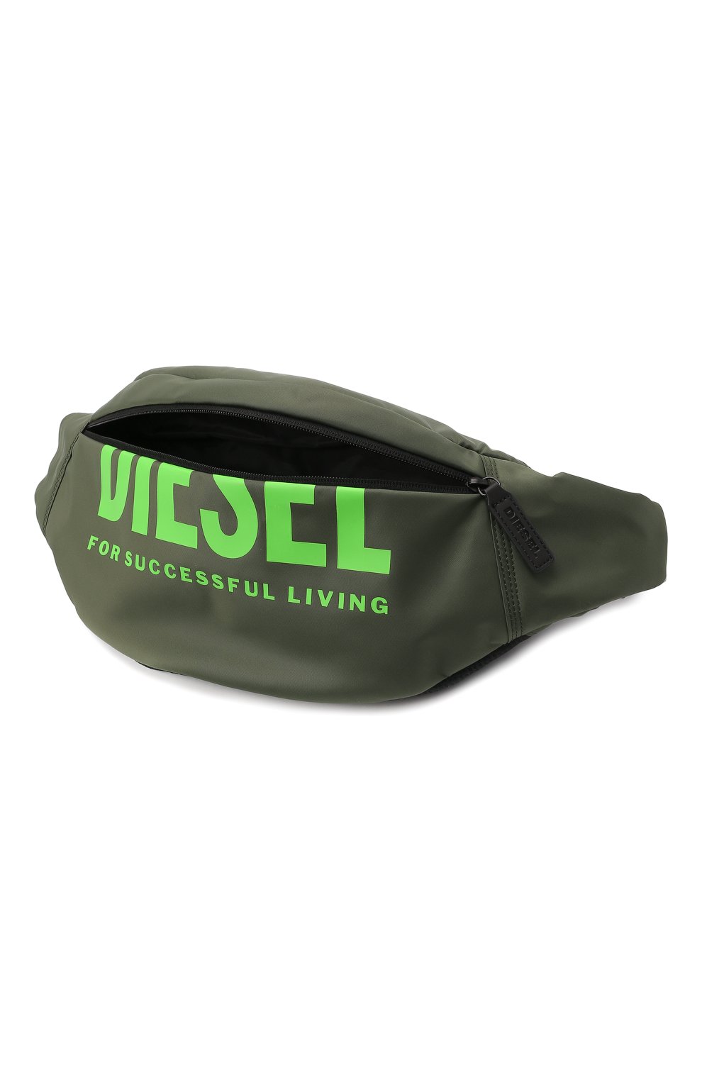 Детская поясная сумка DIESEL зеленого цвета, арт. J00404-P3329 | Фото 3 (Материал: Текстиль)
