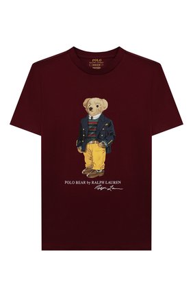 Детская хлопковая футболка POLO RALPH LAUREN бордового цвета по цене 4265 руб., арт. 323853828 | Фото 1 Детская хлопковая футболка POLO RALPH LAUREN бордового цвета, арт. 323853828 | Фото 1 (Материал внешний: Хлопок; Рукава: Короткие; Ростовка одежда: 13 - 15 лет | 158 см, 10 - 11 лет | 140 - 146см, 9 лет | 134 см, 16 лет | 164 см)