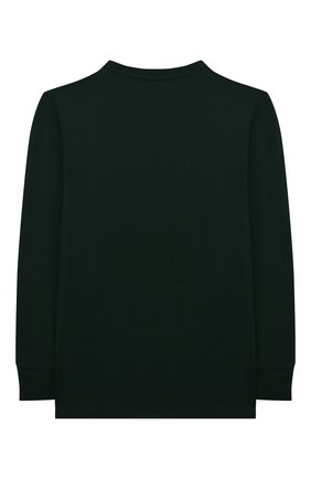 Детская хлопковый лонгслив POLO RALPH LAUREN темно-зеленого цвета по цене 4720 руб., арт. 323852014 | Фото 2 Детская хлопковый лонгслив POLO RALPH LAUREN темно-зеленого цвета, арт. 323852014 | Фото 2 (Материал внешний: Хлопок; Рукава: Длинные; Мальчики Кросс-КТ: Лонгслив-одежда; Ростовка одежда: 13 - 15 лет | 158 см, 10 - 11 лет | 140 - 146см, 9 лет | 134 см, 16 лет | 164 см)
