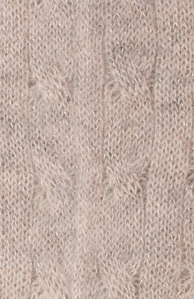 Детские шерстяные носки BRUNELLO CUCINELLI кремвого цвета, арт. BBGM70479B | Фото 2 (Материал: Текстиль, Синтетический материал, Шерсть; Кросс-КТ: Носки)