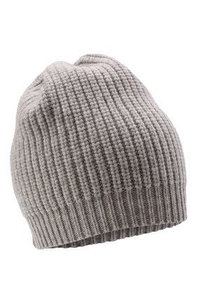 Детского кашемировая шапка BRUNELLO CUCINELLI светло-серого цвета, арт. B52M50299C | Фото 1 (Материал: Кашемир, Шерсть, Текстиль)