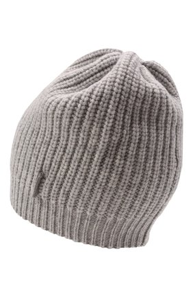 Детского кашемировая шапка BRUNELLO CUCINELLI светло-серого цвета, арт. B52M50299C | Фото 2 (Материал: Кашемир, Шерсть, Текстиль)