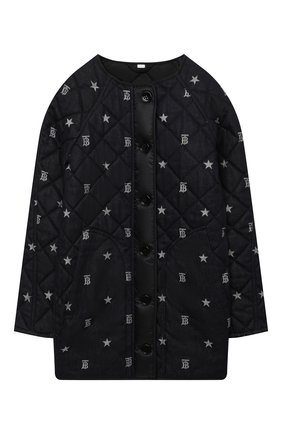 Детское стеганое пальто из хлопка BURBERRY синего цвета по цене 49900 руб., арт. 8040970 | Фото 1 Детское стеганое пальто из хлопка BURBERRY синего цвета, арт. 8040970 | Фото 1 (Материал подклада: Синтетический материал; Материал внешний: Хлопок; Рукава: Длинные; Длина (верхняя одежда): Короткие; Кросс-КТ: Сезон: демисезон; Одежда девочки: Одежда девочки; Ростовка одежда: 10 - 11 лет | 140 - 146см, 12 лет | 152 см, 16 лет | 164 см, 3 года | 98 см, 4 года | 104 см, 6 лет | 116 см, 8 лет | 128 см)