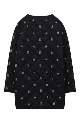 Детское стеганое пальто из хлопка BURBERRY синего цвета по цене 49900 руб., арт. 8040970 | Фото 2 Детское стеганое пальто из хлопка BURBERRY синего цвета, арт. 8040970 | Фото 2 (Материал подклада: Синтетический материал; Материал внешний: Хлопок; Рукава: Длинные; Длина (верхняя одежда): Короткие; Кросс-КТ: Сезон: демисезон; Одежда девочки: Одежда девочки; Ростовка одежда: 10 - 11 лет | 140 - 146см, 12 лет | 152 см, 16 лет | 164 см, 3 года | 98 см, 4 года | 104 см, 6 лет | 116 см, 8 лет | 128 см)