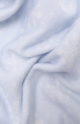 Детского шерстяное одеяло IL TRENINO голубого цвета, арт. 21 5619 | Фото 2 (Материал: Шерсть, Текстиль)