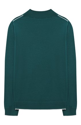 Детский шерстяной пуловер LORO PIANA зеленого цвета по цене 47750 руб., арт. FAL2698 | Фото 2 Детский шерстяной пуловер LORO PIANA зеленого цвета, арт. FAL2698 | Фото 2 (Материал внешний: Шерсть; Девочки Кросс-КТ: Пуловер-одежда; Рукава: Длинные; Ростовка одежда: 10 - 11 лет | 140 - 146см, 12 лет | 152 см, 2 года | 92 см, 4 года | 104 см, 6 лет | 116 см, 8 лет | 128 см)
