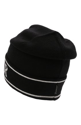 Детского шерстяная шапка MONCLER черного цвета по цене 14700 руб., арт. G2-954-9Z742-00-A9641 | Фото 2 Детского шерстяная шапка MONCLER черного цвета, арт. G2-954-9Z742-00-A9641 | Фото 2 (Материал: Шерсть)