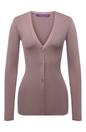 Женский шелковый кардиган RALPH LAUREN светло-розового цвета по цене 98650 руб., арт. 290710202 | Фото 1 Женский шелковый кардиган RALPH LAUREN светло-розового цвета, арт. 290710202 | Фото 1 (Материал внешний: Шелк; Стили: Кэжуэл; Женское Кросс-КТ: кардиган-трикотаж; Длина (для топов): Стандартные; Рукава: Длинные)