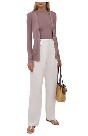 Женский шелковый кардиган RALPH LAUREN светло-розового цвета по цене 98650 руб., арт. 290710202 | Фото 2 Женский шелковый кардиган RALPH LAUREN светло-розового цвета, арт. 290710202 | Фото 2 (Материал внешний: Шелк; Стили: Кэжуэл; Женское Кросс-КТ: кардиган-трикотаж; Длина (для топов): Стандартные; Рукава: Длинные)