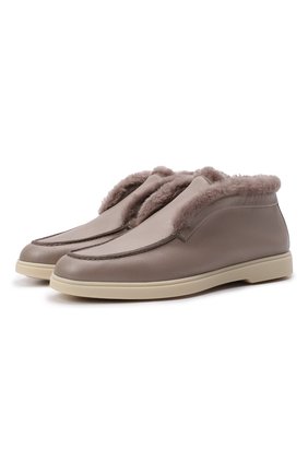 Женские кожаные ботинки yalta SANTONI бежевого цвета по цене 48400 руб., арт. WUYA58457TISALLBE53 | Фото 1 Женские кожаные ботинки yalta SANTONI бежевого цвета, арт. WUYA58457TISALLBE53 | Фото 1 (Подошва: Платформа; Каблук высота: Низкий; Материал утеплителя: Натуральный мех; Женское Кросс-КТ: Дезерты-ботинки; Материал внешний: Кожа)