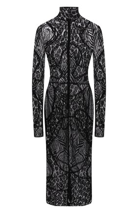 Женское платье TOM FORD черного цвета по цене 429500 руб., арт. AB3042-FAX864 | Фото 1 Женское платье TOM FORD черного цвета, арт. AB3042-FAX864 | Фото 1 (Материал внешний: Синтетический материал; Длина Ж (юбки, платья, шорты): Миди; Материал подклада: Вискоза; Рукава: Длинные; Женское Кросс-КТ: Платье-одежда; Стили: Гламурный; Случай: Коктейльный)