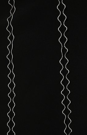 Женская юбка ALEXANDER MCQUEEN черного цвета, арт. 679406/Q1AW5 | Фото 5 (Женское Кросс-КТ: Юбка-одежда; Длина Ж (юбки, платья, шорты): Миди; Материал внешний: Вискоза; Стили: Романтичный)