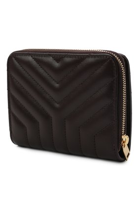 Женские кожаный кошелек SAINT LAURENT бордового цвета по цене 37200 руб., арт. 668323/DV701 | Фото 2 Женские кожаный кошелек SAINT LAURENT бордового цвета, арт. 668323/DV701 | Фото 2 (Кросс-КТ: другое)