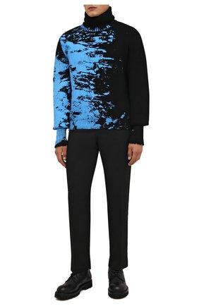 Мужские кожаные ботинки DOLCE & GABBANA черного цвета по цене 86550 руб., арт. A60380/A0953 | Фото 2 Мужские кожаные ботинки DOLCE & GABBANA черного цвета, арт. A60380/A0953 | Фото 2 (Подошва: Массивная; Материал внутренний: Натуральная кожа; Мужское Кросс-КТ: Ботинки-обувь, Байкеры-обувь)