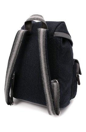 Детская рюкзак BRUNELLO CUCINELLI синего цвета, арт. BNPLLB104 | Фото 2 (Материал: Текстиль)