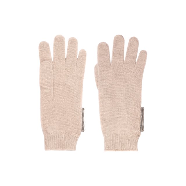 Кашемировые перчатки Brunello Cucinelli B12M14589A Фото 2