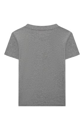 Детская хлопковая футболка POLO RALPH LAUREN серого цвета по цене 3805 руб., арт. 322853828 | Фото 2 Детская хлопковая футболка POLO RALPH LAUREN серого цвета, арт. 322853828 | Фото 2 (Материал внешний: Хлопок; Рукава: Короткие; Ростовка одежда: 5 лет | 110 см, 6 лет | 116 см, 7 лет | 122 см)