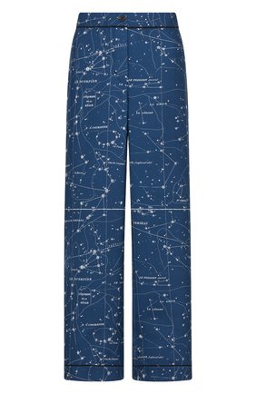 Женские шелковые брюки DIOR синего цвета по цене 125000 руб., арт. 151P38A6842X5831 | Фото 1 Женские шелковые брюки DIOR синего цвета, арт. 151P38A6842X5831 | Фото 1 (Материал внешний: Шелк; Женское Кросс-КТ: Брюки-одежда; Силуэт Ж (брюки и джинсы): Прямые; Стили: Романтичный; Длина (брюки, джинсы): Стандартные)