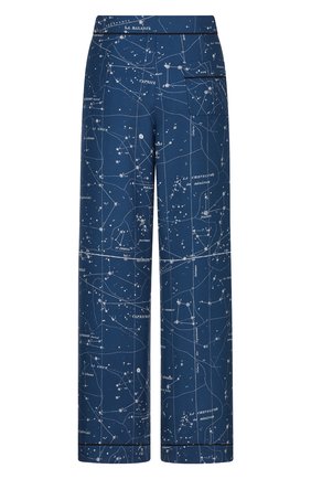 Женские шелковые брюки DIOR синего цвета по цене 125000 руб., арт. 151P38A6842X5831 | Фото 2 Женские шелковые брюки DIOR синего цвета, арт. 151P38A6842X5831 | Фото 2 (Материал внешний: Шелк; Женское Кросс-КТ: Брюки-одежда; Силуэт Ж (брюки и джинсы): Прямые; Стили: Романтичный; Длина (брюки, джинсы): Стандартные)