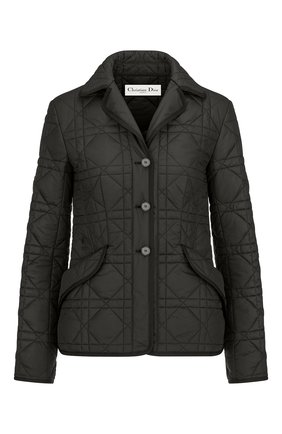 Женская стеганая куртка DIOR черного цвета по цене 270000 руб., арт. 157V38A2827X9000 | Фото 1 Женская стеганая куртка DIOR черного цвета, арт. 157V38A2827X9000 | Фото 1 (Материал внешний: Синтетический материал; Кросс-КТ: Куртка; Рукава: Длинные; Длина (верхняя одежда): Короткие; Стили: Кэжуэл)
