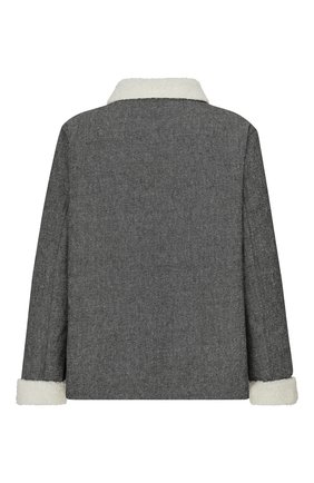 Женская хлопковая куртка DIOR серого цвета по цене 285000 руб., арт. 157V54A3439X8876 | Фото 2 Женская хлопковая куртка DIOR серого цвета, арт. 157V54A3439X8876 | Фото 2 (Материал внешний: Хлопок; Кросс-КТ: Куртка; Рукава: Длинные; Длина (верхняя одежда): Короткие; Стили: Кэжуэл, Милитари)