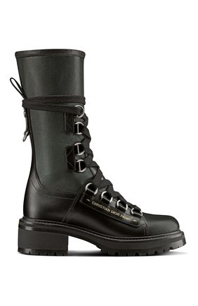 Женские кожаные ботинки d-fight DIOR черного цвета по цене 149500 руб., арт. KCI694XLCS20X | Фото 1 Женские кожаные ботинки d-fight DIOR черного цвета, арт. KCI694XLCS20X | Фото 1 (Женское Кросс-КТ: Военные ботинки)