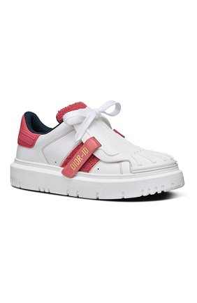 Женские кожаные кеды dior-id DIOR белого цвета по цене 92500 руб., арт. KCK323CSPS50W | Фото 2 Женские кожаные кеды dior-id DIOR белого цвета, арт. KCK323CSPS50W | Фото 2