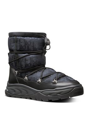 Мужские комбинированные сапоги snow DIOR черного цвета по цене 120000 руб., арт. 3BO267ZLPH969 | Фото 2 Мужские комбинированные сапоги snow DIOR черного цвета, арт. 3BO267ZLPH969 | Фото 2 (Материал внешний: Текстиль; Мужское Кросс-КТ: Сапоги-обувь, зимние сапоги)