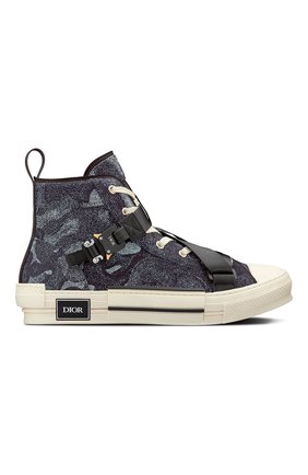 Мужские текстильные кеды b23 dior x peter doig DIOR темно-синего цвета по цене 130000 руб., арт. 3SH122ZLWH961 | Фото 1 Мужские текстильные кеды b23 dior x peter doig DIOR темно-синего цвета, арт. 3SH122ZLWH961 | Фото 1 (Материал внешний: Текстиль)