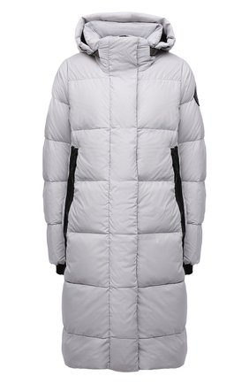 Женский пуховик CANADA GOOSE серебряного цвета по цене 115500 руб., арт. 2610LB | Фото 1 Женский пуховик CANADA GOOSE серебряного цвета, арт. 2610LB | Фото 1 (Материал утеплителя: Пух и перо; Материал подклада: Синтетический материал; Материал внешний: Синтетический материал; Стили: Спорт-шик; Кросс-КТ: Пуховик; Длина (верхняя одежда): До колена; Рукава: Длинные)