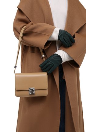 Женские перчатки LORO PIANA зеленого цвета по цене 65750 руб., арт. FAL8232 | Фото 2 Женские перчатки LORO PIANA зеленого цвета, арт. FAL8232 | Фото 2