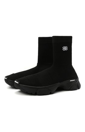 Женские текстильные кроссовки speed 3.0 BALENCIAGA черного цвета по цене 82400 руб., арт. 654466/W2DN2 | Фото 1 Женские текстильные кроссовки speed 3.0 BALENCIAGA черного цвета, арт. 654466/W2DN2 | Фото 1 (Материал внутренний: Текстиль; Подошва: Платформа; Материал внешний: Текстиль; Кросс-КТ: хайтопы)
