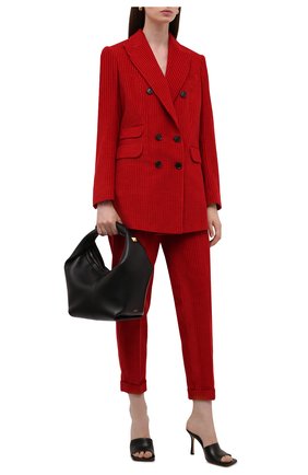 Женский хлопковый жакет KITON красного цвета по цене 295500 руб., арт. D52501W74040 | Фото 2 Женский хлопковый жакет KITON красного цвета, арт. D52501W74040 | Фото 2 (Длина (для топов): Удлиненные; Материал внешний: Хлопок; Рукава: Длинные; Материал подклада: Шелк; Стили: Кэжуэл; 1-2-бортные: Двубортные; Случай: Формальный; Женское Кросс-КТ: Жакет-одежда)