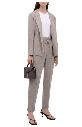 Женские шерстяные брюки KITON бежевого цвета по цене 108500 руб., арт. D37102K05I32 | Фото 2 Женские шерстяные брюки KITON бежевого цвета, арт. D37102K05I32 | Фото 2 (Материал внешний: Шерсть; Длина (брюки, джинсы): Стандартные; Стили: Кэжуэл; Женское Кросс-КТ: Брюки-одежда; Силуэт Ж (брюки и джинсы): Прямые)