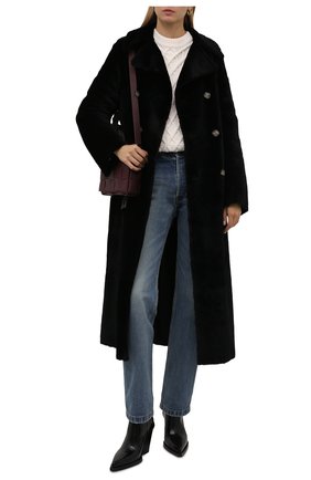 Женская дубленка ANNE VEST черного цвета по цене 231000 руб., арт. AW21/01/206/12/TRENCH C0AT | Фото 2 Женская дубленка ANNE VEST черного цвета, арт. AW21/01/206/12/TRENCH C0AT | Фото 2 (Материал внешний: Натуральный мех; Длина (верхняя одежда): Длинные; Рукава: Длинные; Стили: Кэжуэл; Женское Кросс-КТ: Мех)
