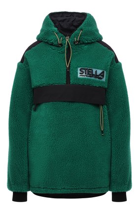 Женская анорак STELLA MCCARTNEY зеленого цвета по цене 97950 руб., арт. 603220/SSB03 | Фото 1 Женская анорак STELLA MCCARTNEY зеленого цвета, арт. 603220/SSB03 | Фото 1 (Материал подклада: Синтетический материал; Материал внешний: Синтетический материал; Рукава: Длинные; Длина (верхняя одежда): Короткие; Стили: Спорт-шик; Кросс-КТ: Куртка)