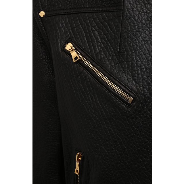 фото Кожаная куртка balmain