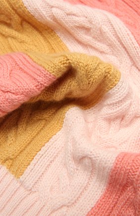 Детский кашемировый шарф LORO PIANA разноцветного цвета, арт. FAL7633 | Фото 2 (Материал: Кашемир, Шерсть, Текстиль)