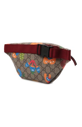 Детская поясная сумка GUCCI бежевого цвета по цене 36800 руб., арт. 502095/22BDN | Фото 2 Детская поясная сумка GUCCI бежевого цвета, арт. 502095/22BDN | Фото 2 (Материал: Экокожа)