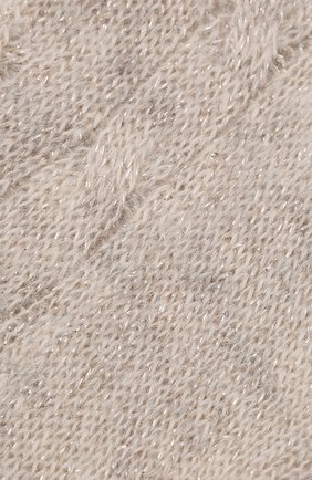 Детские шерстяные носки BRUNELLO CUCINELLI кремвого цвета, арт. BBGM70479C | Фото 2 (Материал: Текстиль, Синтетический материал, Шерсть; Кросс-КТ: Носки)