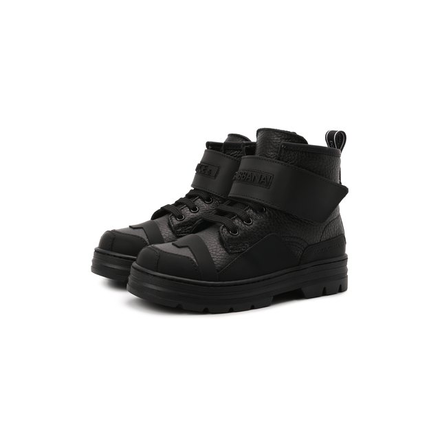 Кожаные ботинки Dolce & Gabbana DA5035/AQ493/24-28