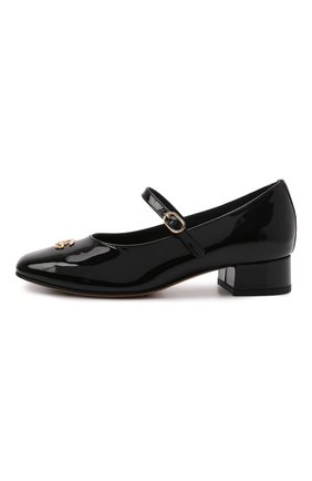 Детские кожаные туфли DOLCE & GABBANA черного цвета по цене 29850 руб., арт. D11034/A1471/29-36 | Фото 2 Детские кожаные туфли DOLCE & GABBANA черного цвета, арт. D11034/A1471/29-36 | Фото 2 (Материал внутренний: Натуральная кожа; Материал внешний: Кожа)
