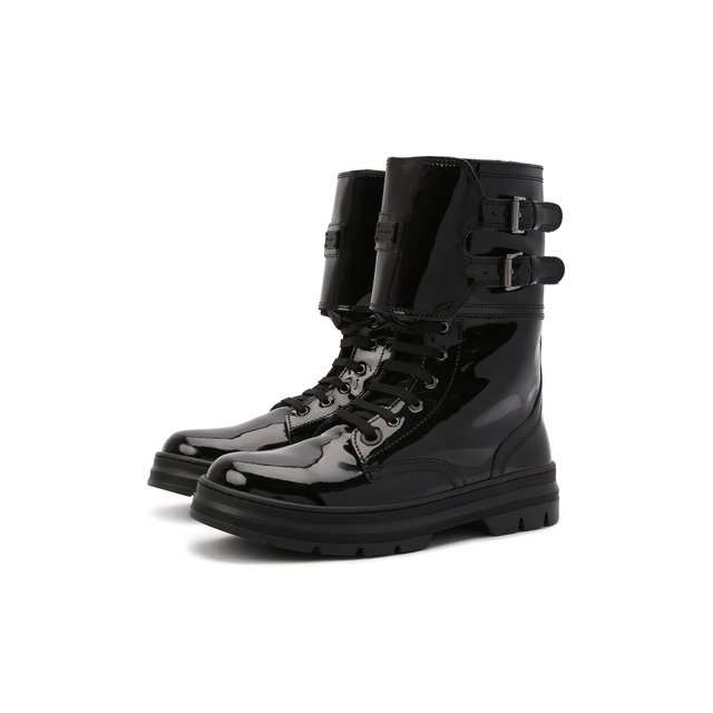 Кожаные ботинки Dolce & Gabbana D11014/A0554/37-39