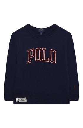 Детский хлопковый свитшот POLO RALPH LAUREN синего цвета по цене 7700 руб., арт. 322851011 | Фото 1 Детский хлопковый свитшот POLO RALPH LAUREN синего цвета, арт. 322851011 | Фото 1 (Рукава: Длинные; Материал внешний: Синтетический материал, Хлопок; Мальчики Кросс-КТ: Толстовка-одежда; Ростовка одежда: 5 лет | 110 см, 6 лет | 116 см, 7 лет | 122 см)