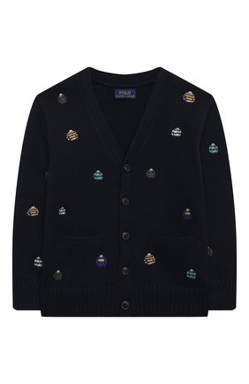 Детский хлопковый кардиган POLO RALPH LAUREN синего цвета по цене 9950 руб., арт. 321853375 | Фото 1 Детский хлопковый кардиган POLO RALPH LAUREN синего цвета, арт. 321853375 | Фото 1 (Рукава: Длинные; Материал внешний: Хлопок; Мальчики Кросс-КТ: Кардиган-одежда; Ростовка одежда: 18 мес | 86 см, 3 года | 98 см, 4 года | 104 см)